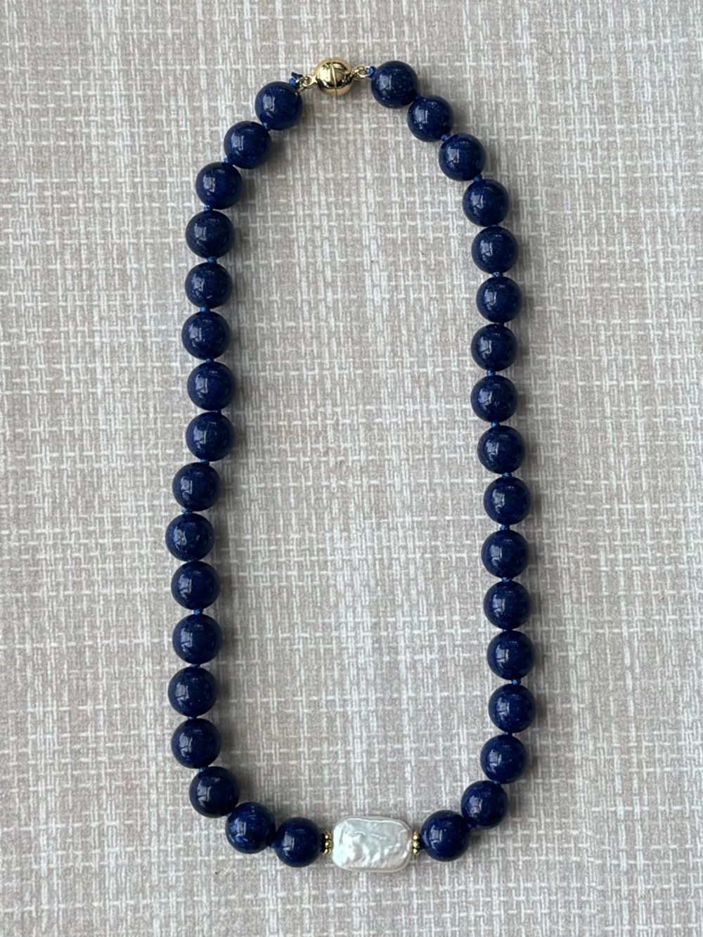NWOT Tuckernuck Lapis Lazuli and Pearl Necklace